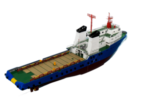 Models of ships and vessels for the oil and gas industry. Without a background. . png