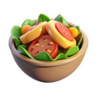 bowl of salad with various vegetables, including tomatoes, lettuce, and cucumbers, arranged in a colorful and appetizing way png