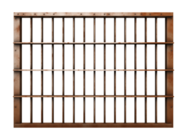 Prison Jail Rusty Bars Isolated on Transparent Background png