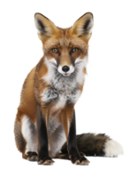 Fox Front View Isolated on Transparent Background png