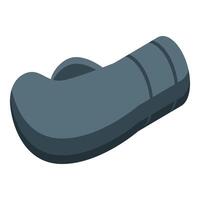 Boxing glove isometric showing training and sparring vector