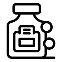 Database connection icon representing data management system vector