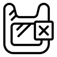 Canceled event, crossed out calendar showing no event, blank page icon vector