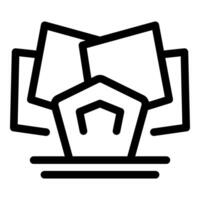 Decentralized network protecting data with blockchain technology vector