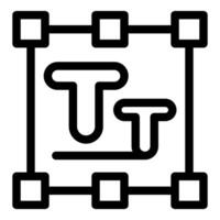 Text alignment tool for editing digital documents vector