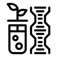 Laboratory experiment growing new plant using genetic engineering vector