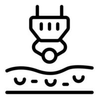 Electric plug charging soil surface with ecology sign showing green power source vector