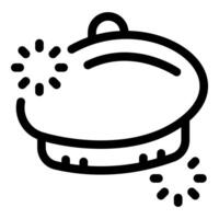 Smart device detecting motion with sensors icon vector