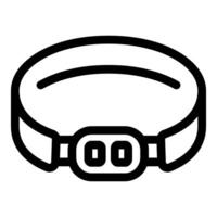 Smart bracelet with two buttons for fitness tracking and health monitoring vector