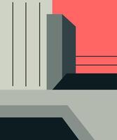 background in the style of brutalism. abstract shapes vector