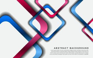 Colorful glossy squares abstract technical background. geometric banner design vector