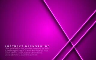 Abstract geometric neon lines. banner pattern background illustration vector