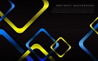 Colorful glossy squares abstract technical background. geometric banner design vector
