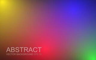 Abstract blurred gradient mesh background in bright Colorful smooth. Easy editable soft colored illustration, Suitable For Wallpaper, Banner, Background, landing page vector