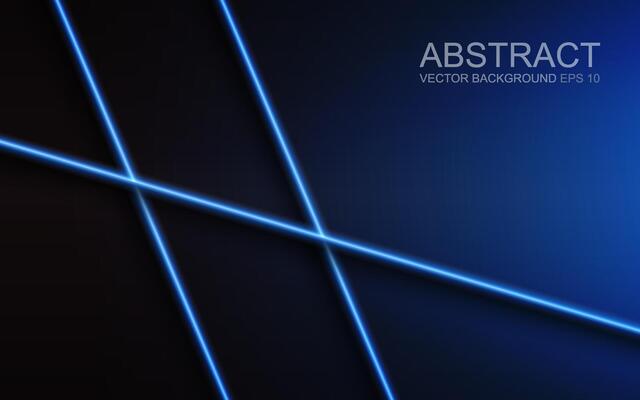 Abstract geometric neon lines. banner pattern background illustration