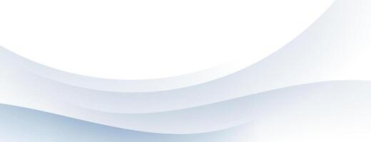 white abstract background with overlapping wavy lines vector