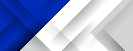 blue white abstract background with diagonal shapes for corporate design vector