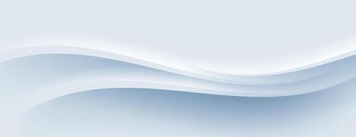 white abstract background with overlapping 3d lines texture vector