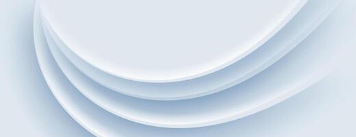 3d white wavy lines texture background with shadow and light vector