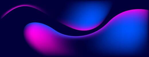 abstract blue and pink liquid modern banner background. gradient fluid shapes design vector