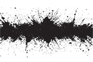 Rough and Weathered Black Grunge Texture on a White Overlay vector