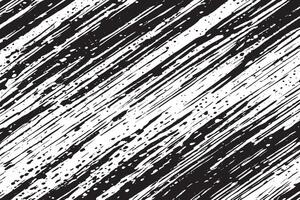Gritty and Rough Black Grunge Texture Overlay on White Background vector