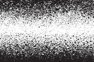 Rough and Weathered Black Texture on White Background vector