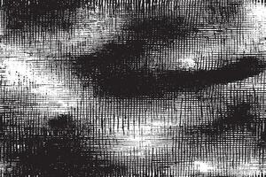 Rough and Weathered Black Texture on White Background vector