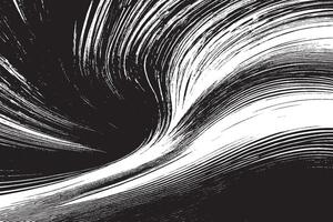 Gritty Black Monochrome Texture Overlay on White Background vector