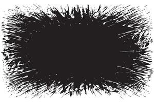 Distressed Black and White Grunge Overlay with Rough Texture Gritty Black Monochrome Texture Overlay on White Background vector