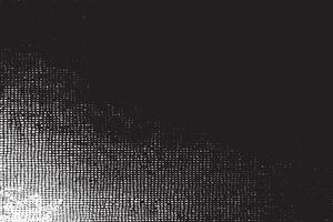 Rough and Weathered Black Monochrome Texture on White Background vector