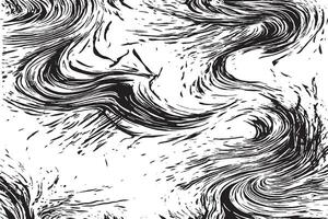 Gritty Black and White Texture Overlay with Distressed Grunge Look vector
