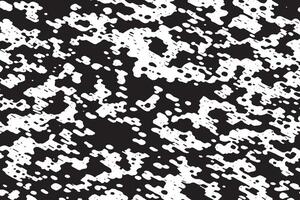 Distressed Black and White Grunge Overlay with Rough Texture Gritty Black Monochrome Texture Overlay on White Background vector