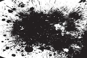 Rough Black and White Grunge Texture on a Weathered Background vector