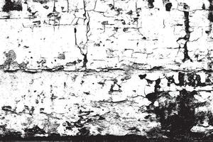 Gritty Black and White Texture Overlay with Distressed Grunge Look vector