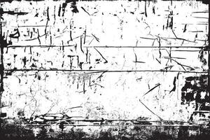 Black Grunge Texture Overlay with Distressed and Gritty Look vector