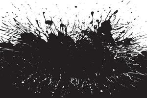 Black and White Distressed Gritty Texture Overlay on Background vector