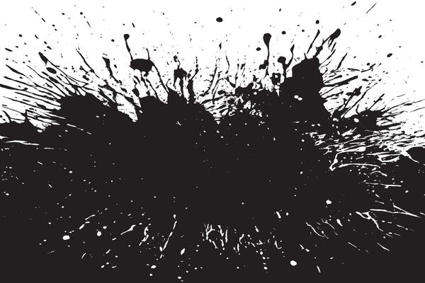 Black and White Distressed Gritty Texture Overlay on Background