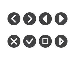 Hamburger menu icon, buttons for website, UI navigation, mobile app, presentation. design elements and user Interface icons. vector