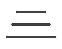 Hamburger menu icon, buttons for website, UI navigation, mobile app, presentation. design elements and user Interface icons. vector