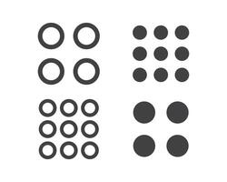 Hamburger menu icon, buttons for website, UI navigation, mobile app, presentation. design elements and user Interface icons. vector
