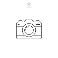 Camera Icon symbol illustration isolated on white background vector