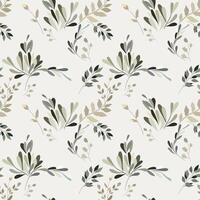 Seamless abstract flower blooming design. Pattern with floral seamless. Grunge textured abstract art with flower and plants in watercolor style. vector