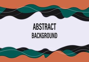 Papercut style background with lines. vector