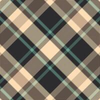 Tartan plaid pattern with texture. vector