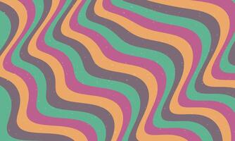 Psychedelic groovy background. vector