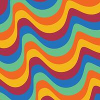 Psychedelic groovy background. vector