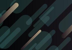 Black round shape element background. vector