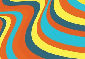 Psychedelic groovy background. vector