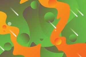 Gradient fluid background. vector